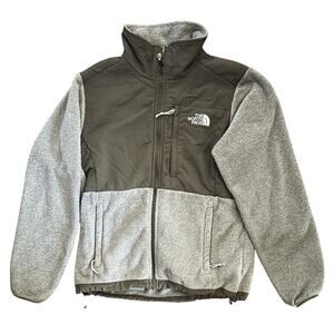 The North Face Denali Fleece Gray & Brown Jacket Women's Small